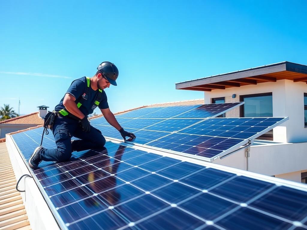 Instalación solar residencial